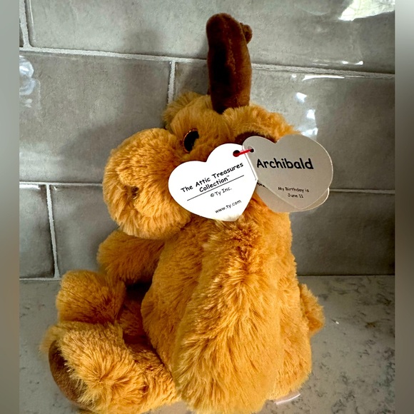 🎉HP🎉 NWT TY Archibald the 13” Moose Attic Treasures - Picture 2 of 4